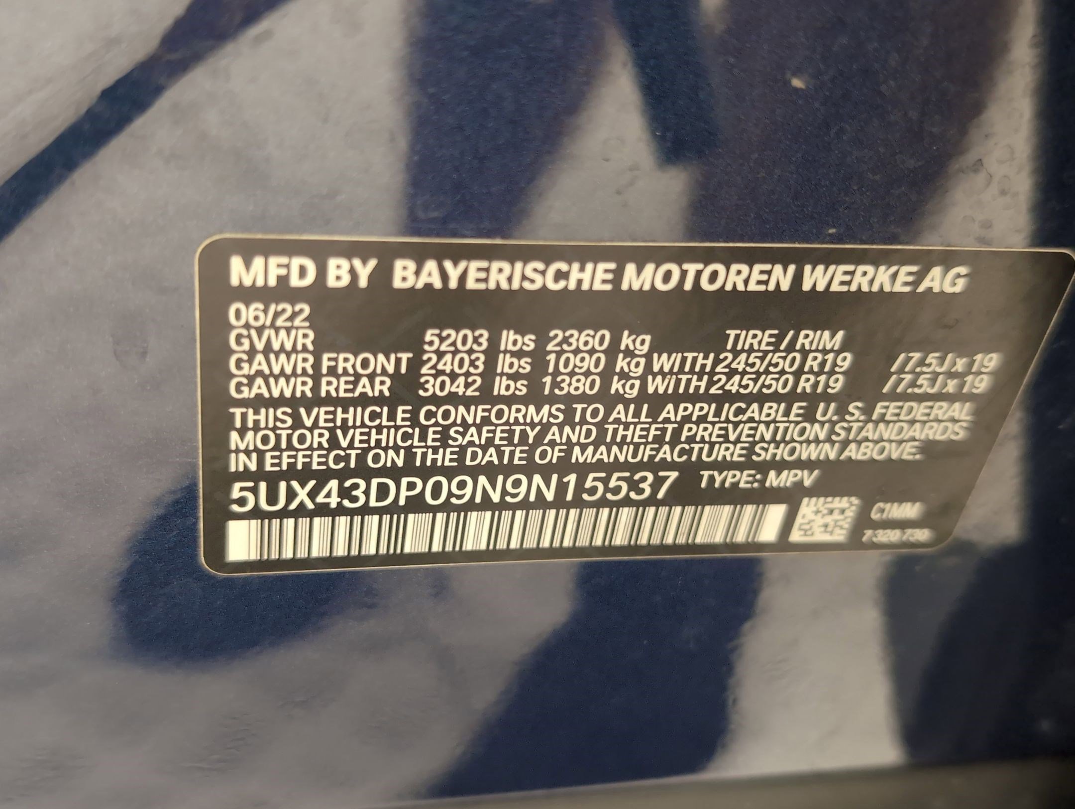 Certified 2022 BMW X3 sDrive30i w/ Premium Package 2 image 19