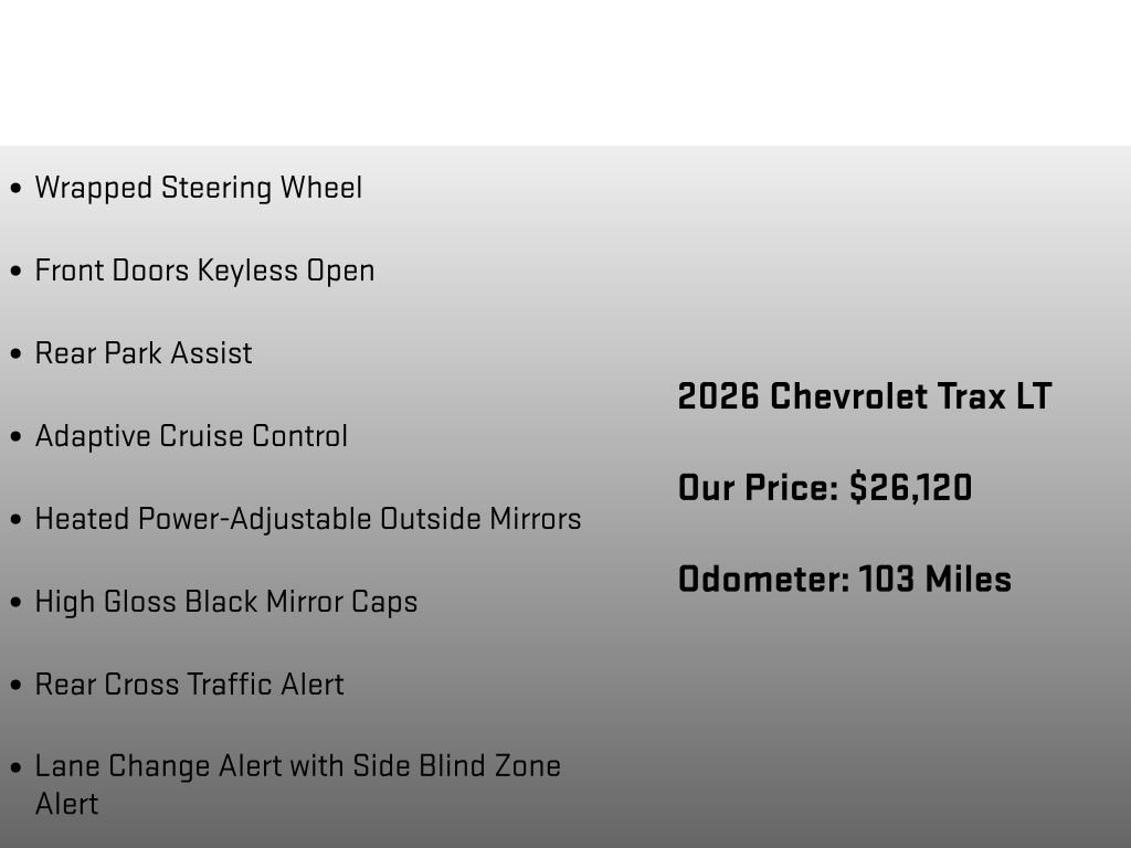 Used 2026 Chevrolet Trax LT w/ Driver Confidence Package image 24
