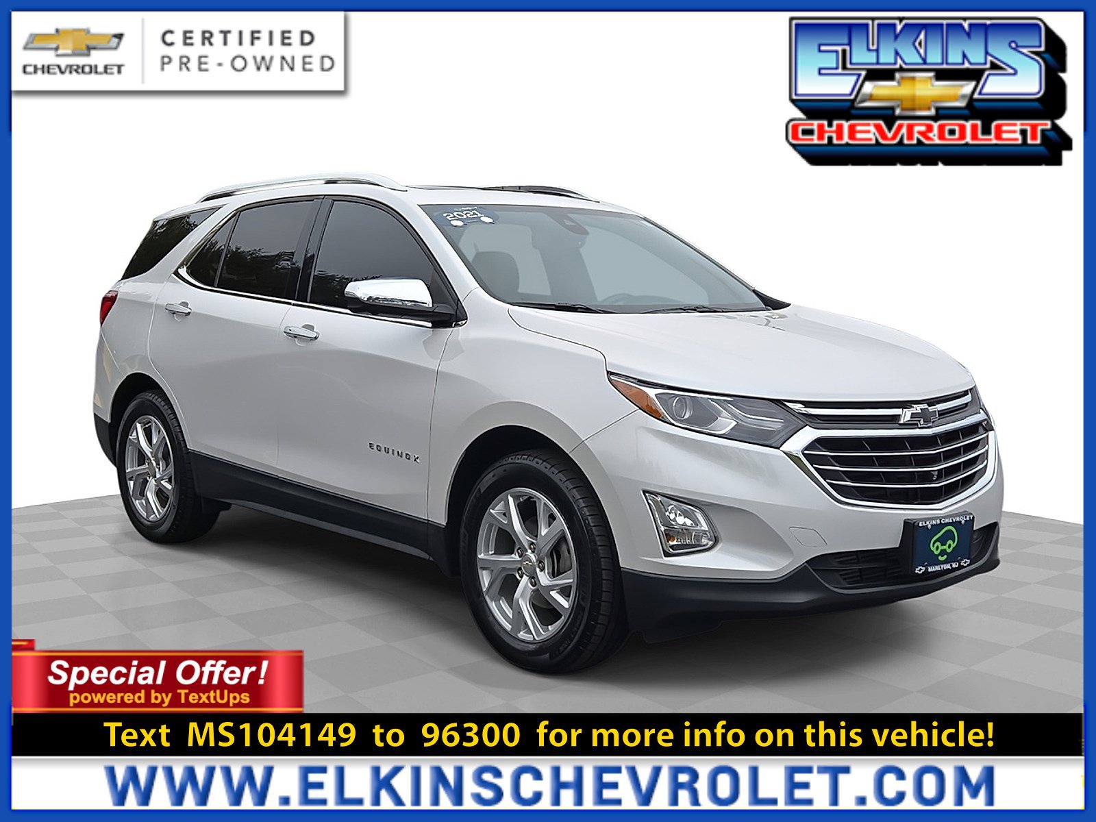 Certified 2021 Chevrolet Equinox Premier image 1