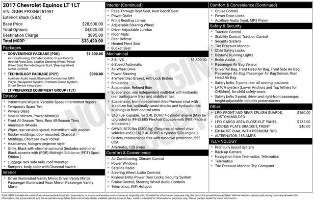 Used 2017 Chevrolet Equinox LT w/ Convenience Package image 27