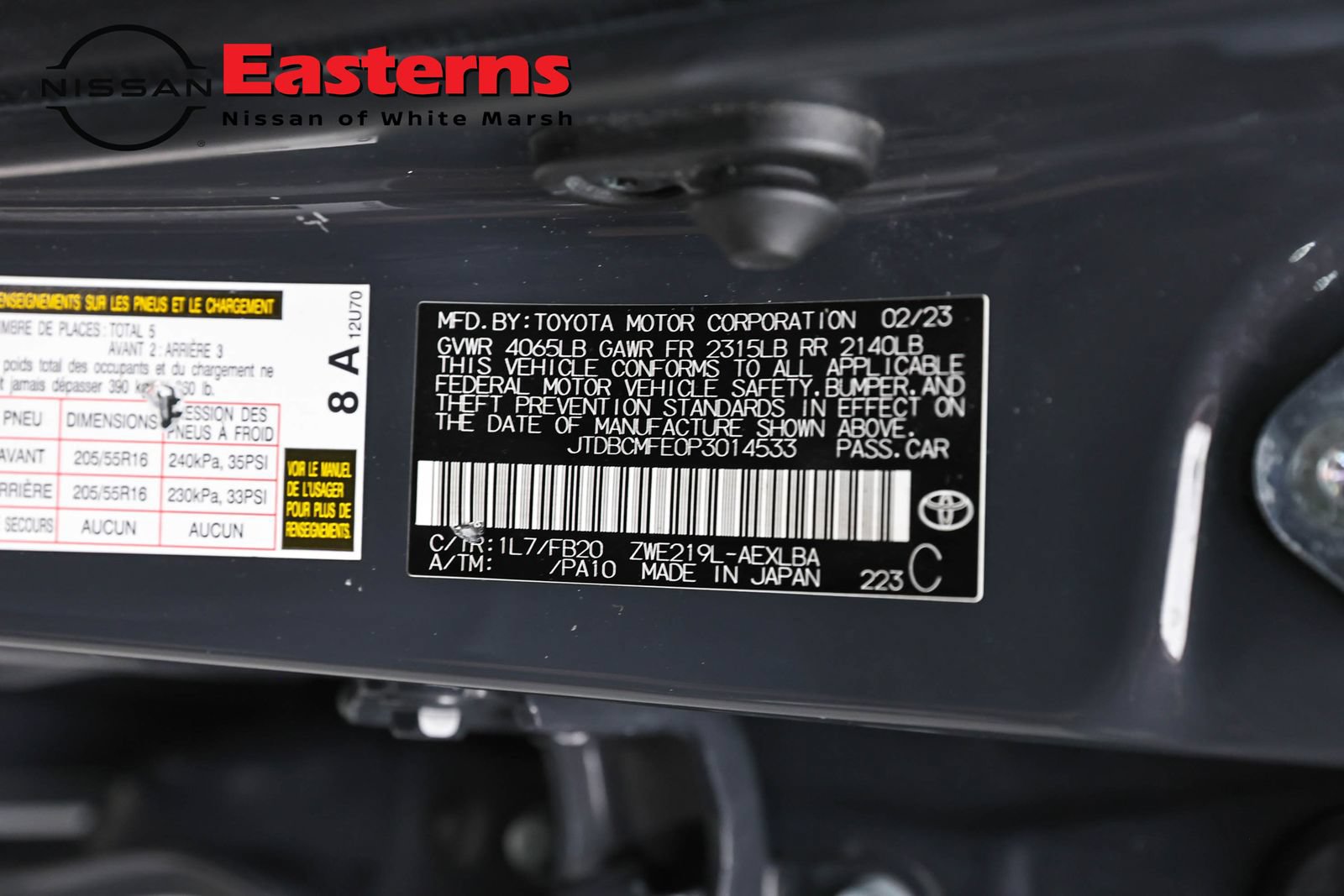 Used 2023 Toyota Corolla LE w/ Carpet Mat Package (TMS) FWD image 32