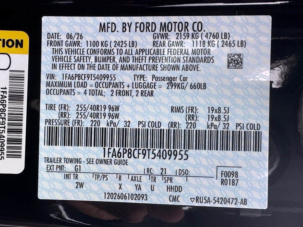 New 2026 Ford Mustang GT w/ Mustang Nite Pony Package RWD image 38