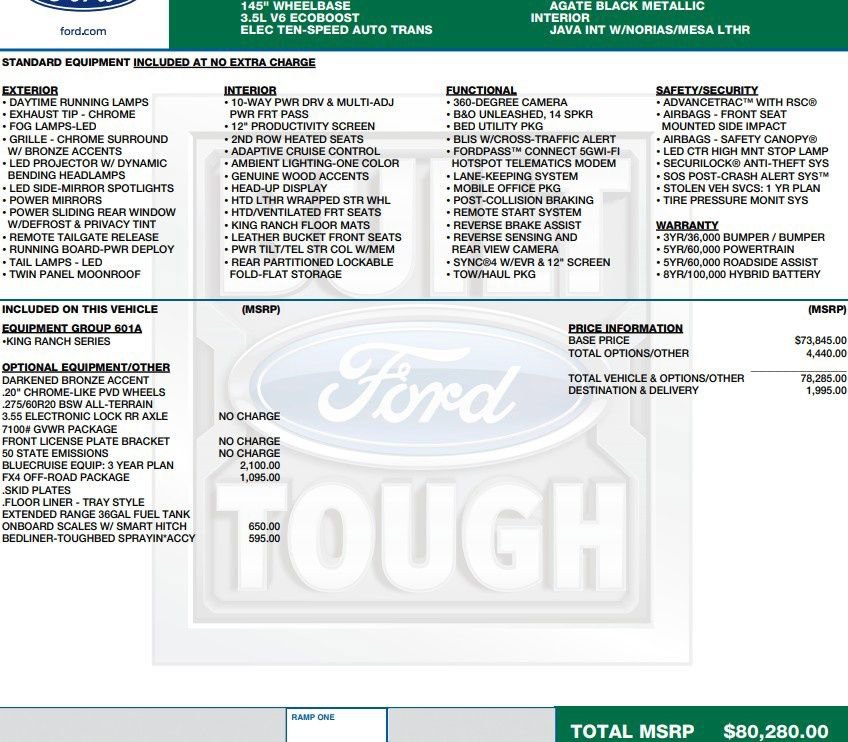 Used 2024 Ford F150 King Ranch w/ FX4 Off-Road Package image 2