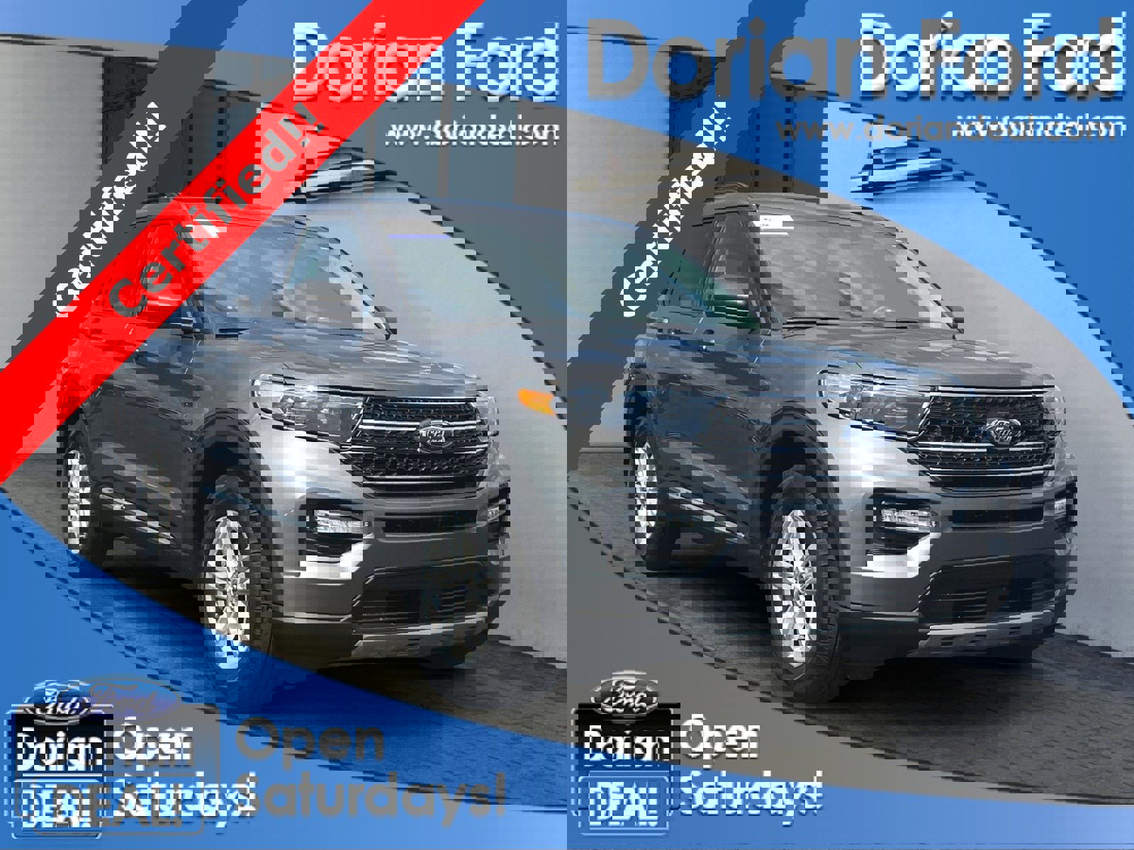 Certified 2022 Ford Explorer XLT w/ Equipment Group 202A image 1