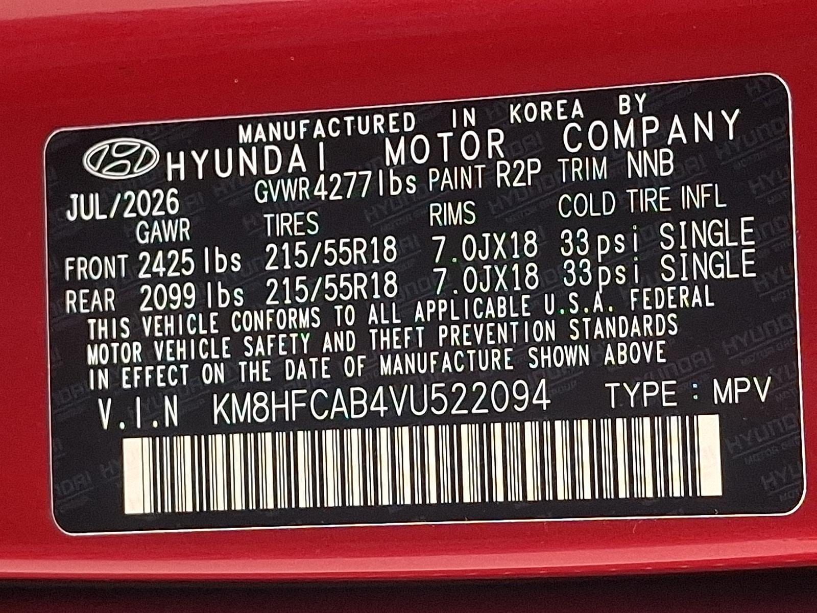 New 2027 Hyundai Kona SEL Sport AWD/4WD image 16