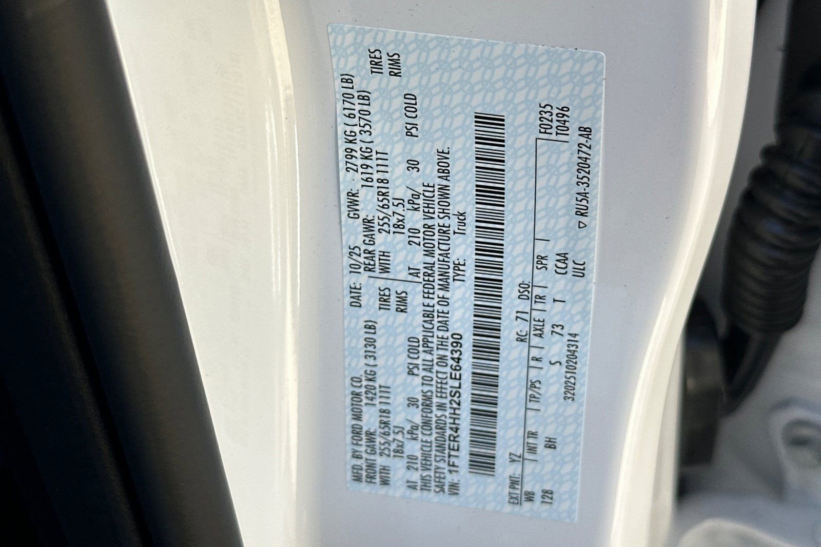 New 2025 Ford Ranger XLT w/ Equipment Group 301A High image 26