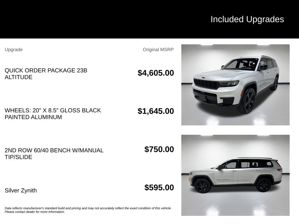 Used 2023 Jeep Grand Cherokee L Laredo AWD/4WD image 7