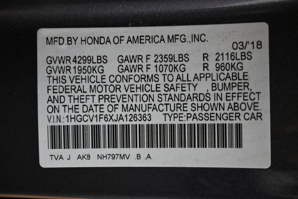 Used 2018 Honda Accord EX-L image 40