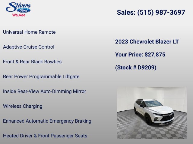 Used 2023 Chevrolet Blazer LT w/ Convenience Package AWD/4WD image 22