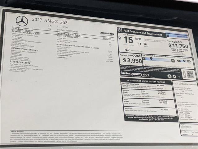 New 2027 Mercedes-Benz G 63 AMG 4MATIC image 19