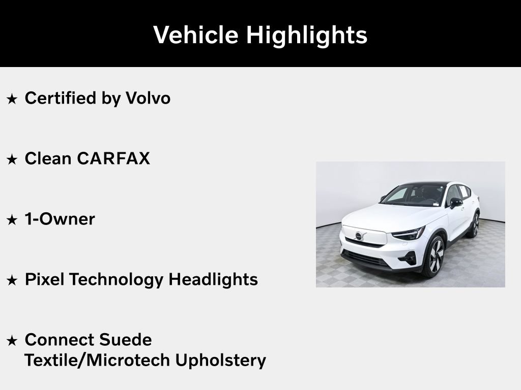 Certified 2023 Volvo C40 P8 Recharge Ultimate AWD/4WD image 5