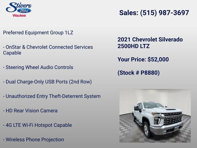 Used 2021 Chevrolet Silverado 2500 LTZ image 39