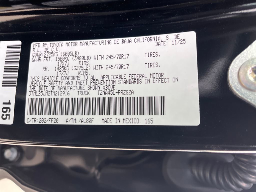 New 2026 Toyota Tacoma SR5 image 27