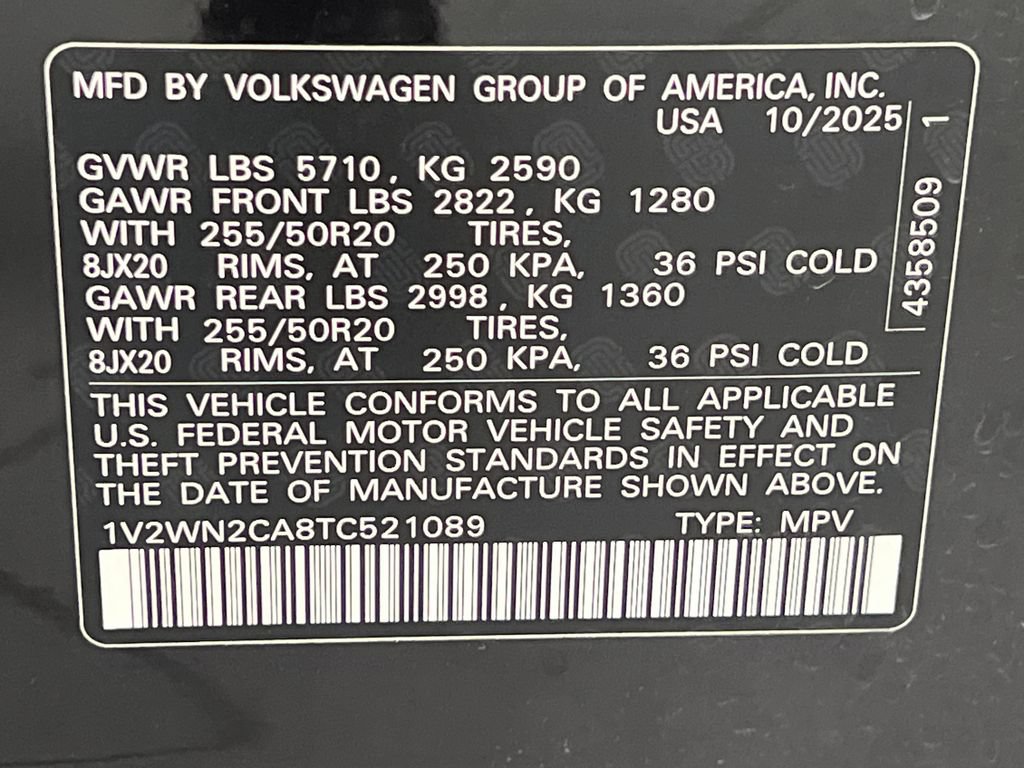 Used 2026 Volkswagen Atlas SE FWD image 77