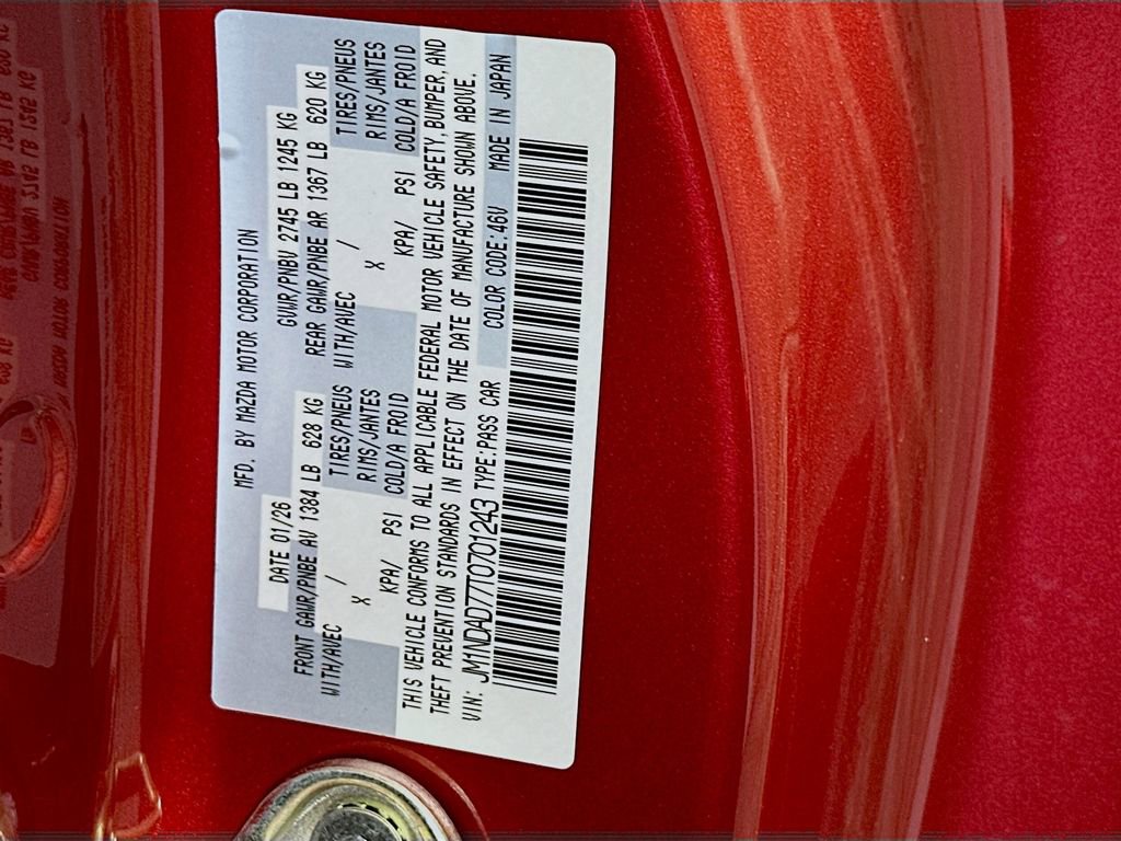 New 2026 MAZDA MX-5 Miata Grand Touring w/ Appearance Package image 30