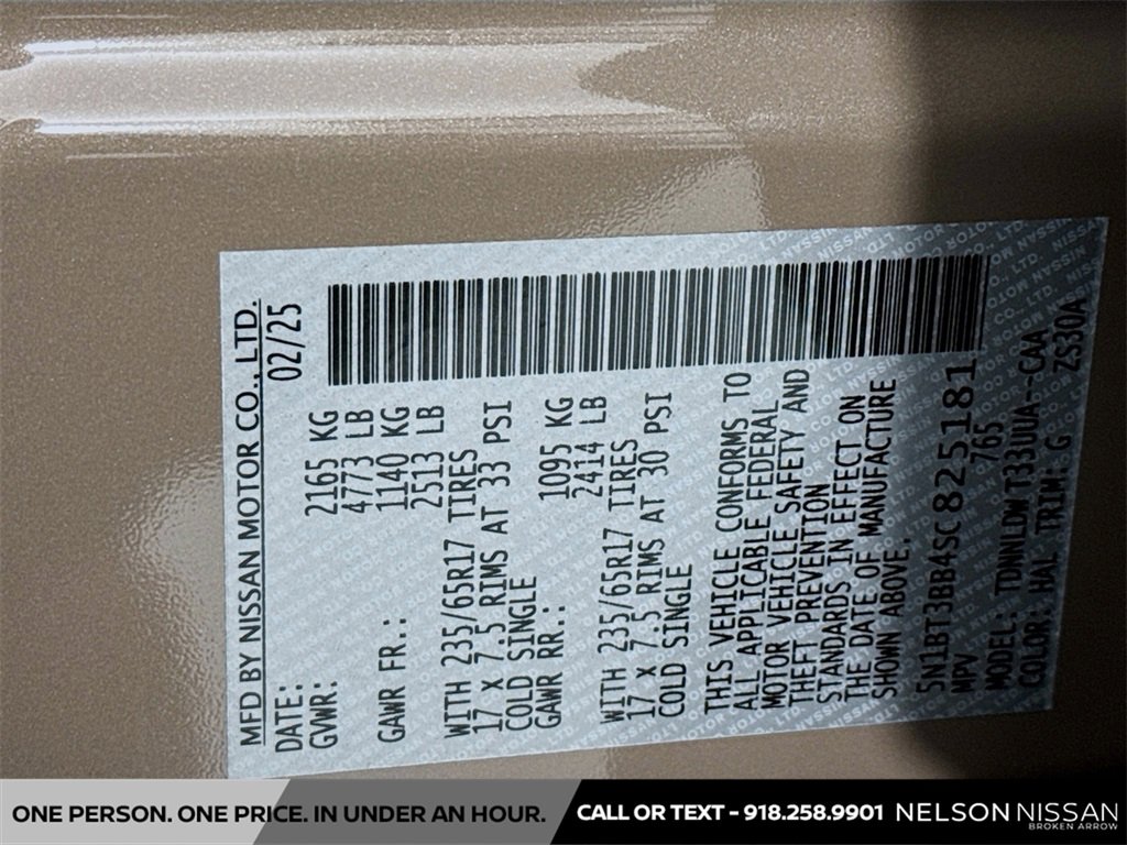 Certified 2025 Nissan Rogue Rock Creek w/ Rock Creek Premium Package image 30