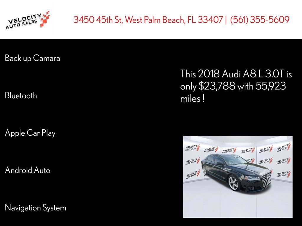 Used 2018 Audi A8 L 3.0T AWD/4WD image 30