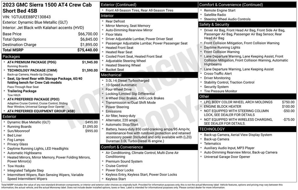 Used 2023 GMC Sierra 1500 AT4 w/ AT4 Premium Package image 4