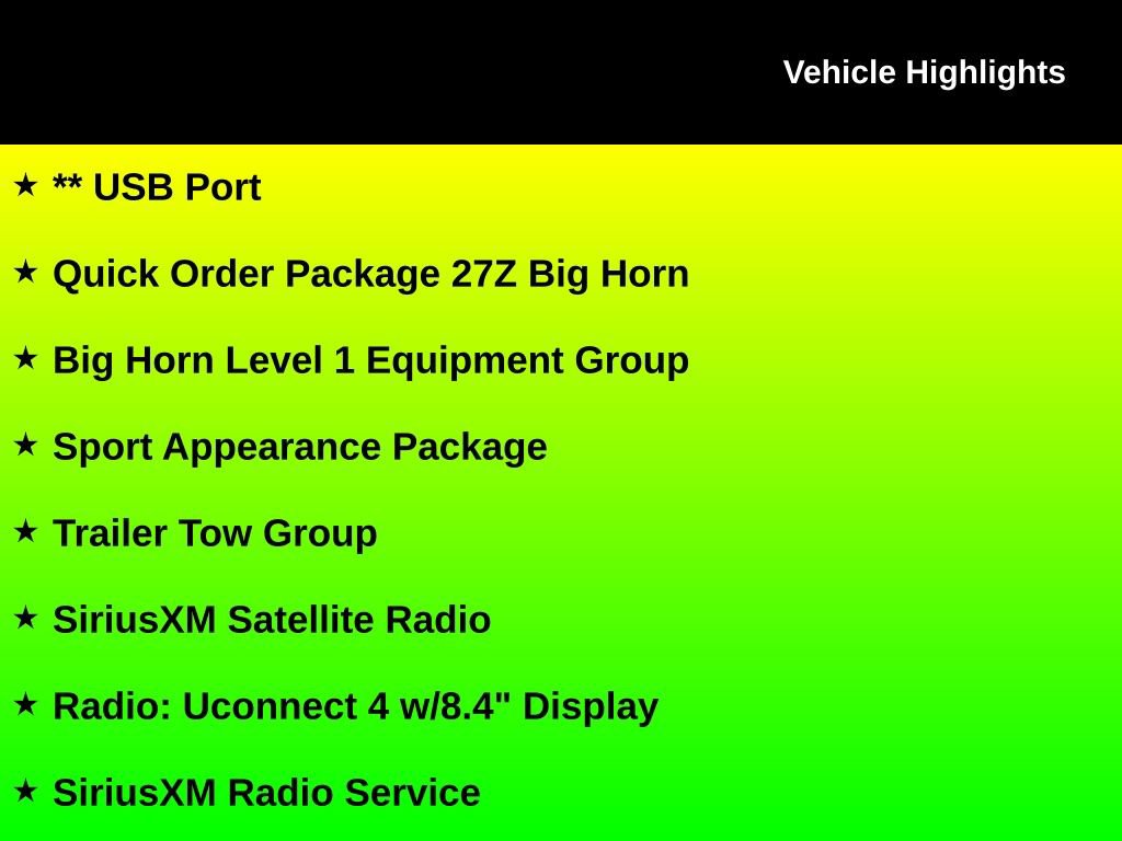 Used 2021 RAM 1500 Big Horn w/ Trailer Tow Group AWD/4WD image 30