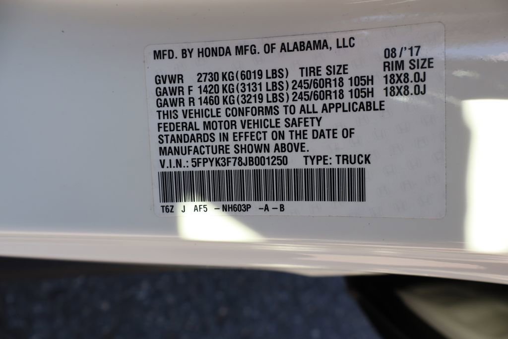 Used 2018 Honda Ridgeline RTL-E image 46