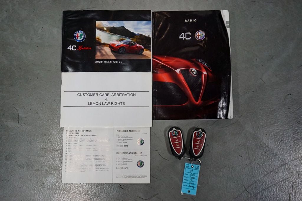 Used 2020 Alfa Romeo 4C Spider w/ Bright Package RWD image 96
