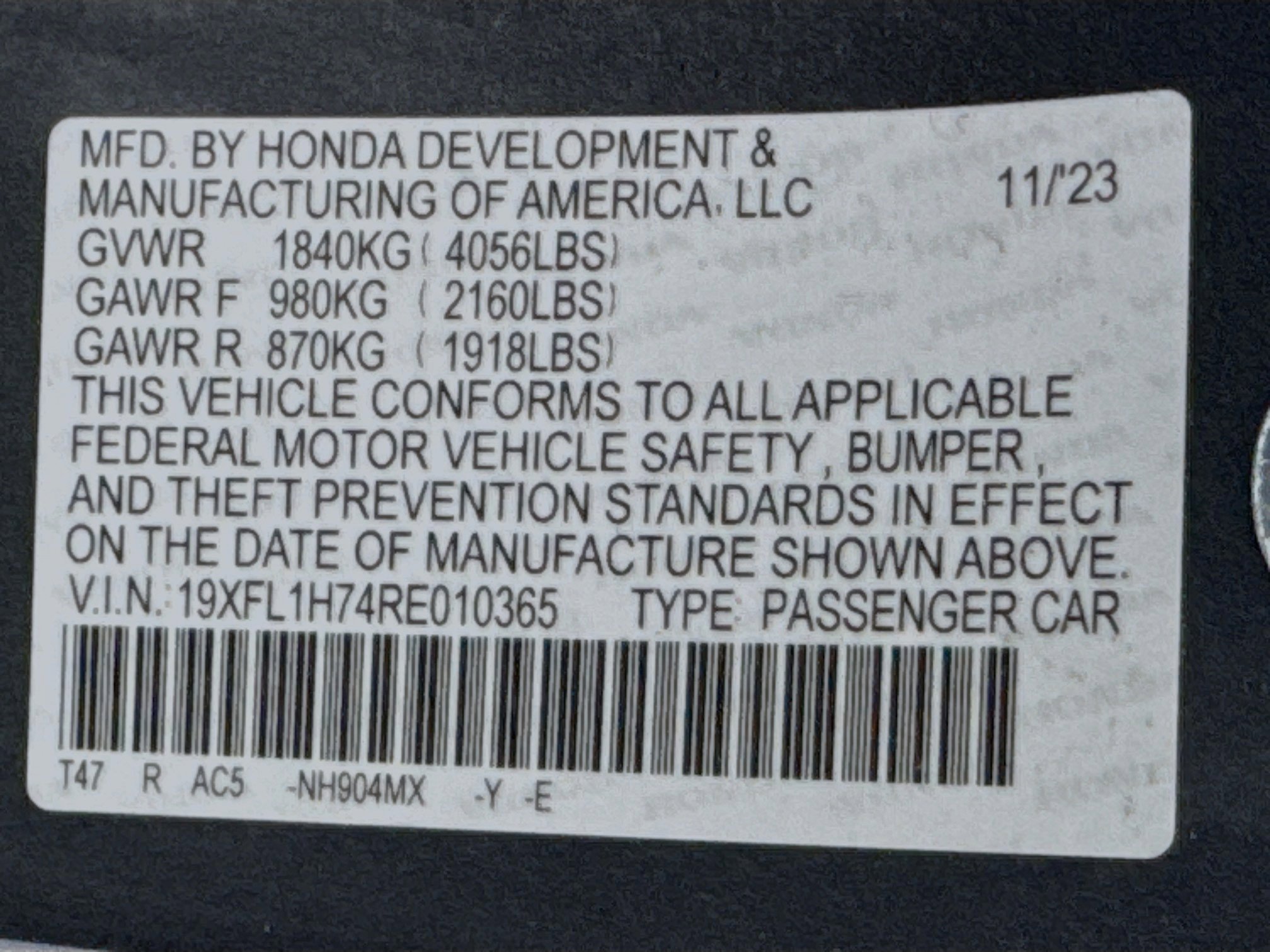 Certified 2024 Honda Civic EX-L image 31
