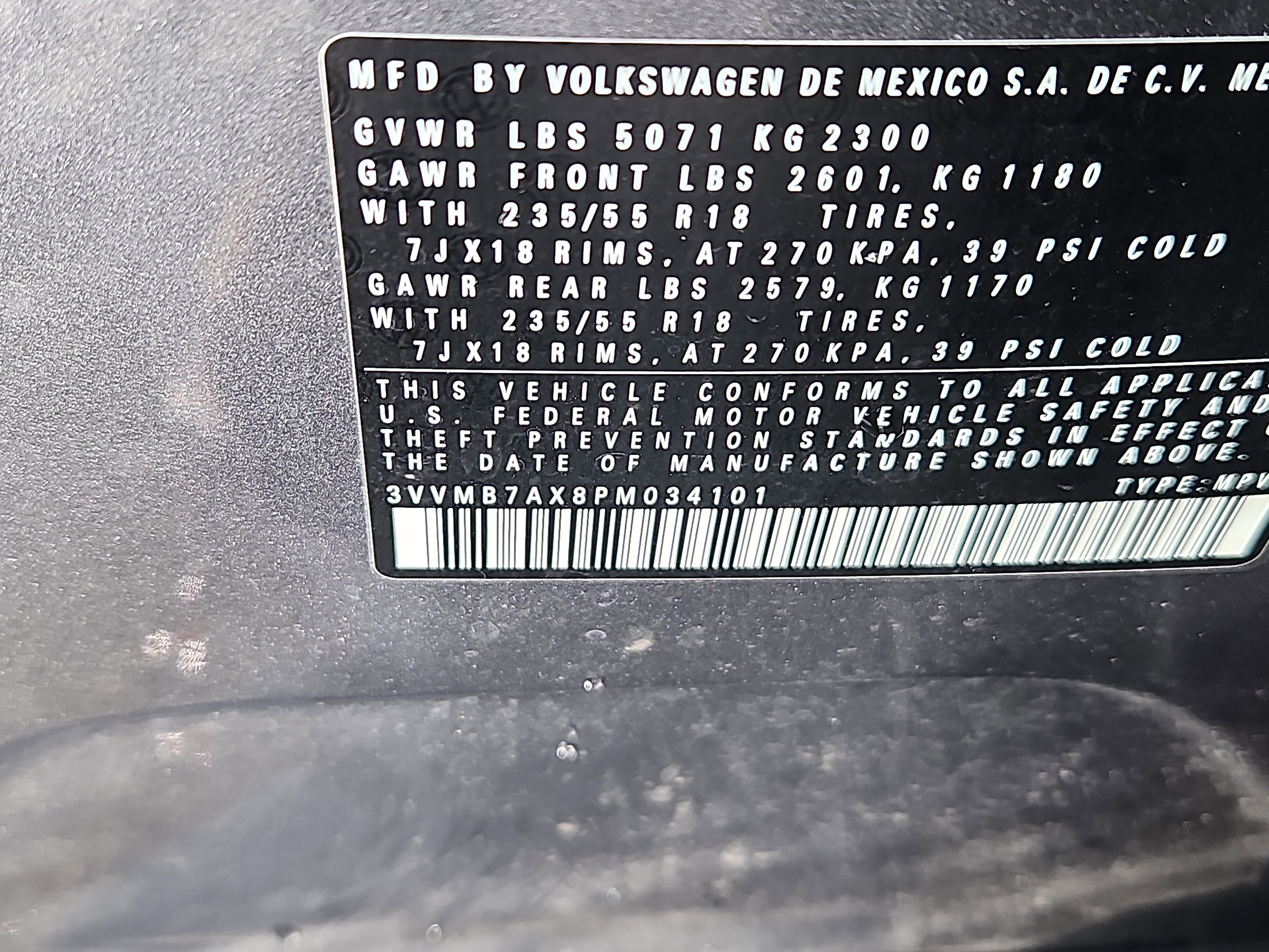 Certified 2023 Volkswagen Tiguan SE w/ Panoramic Sunroof Package image 8