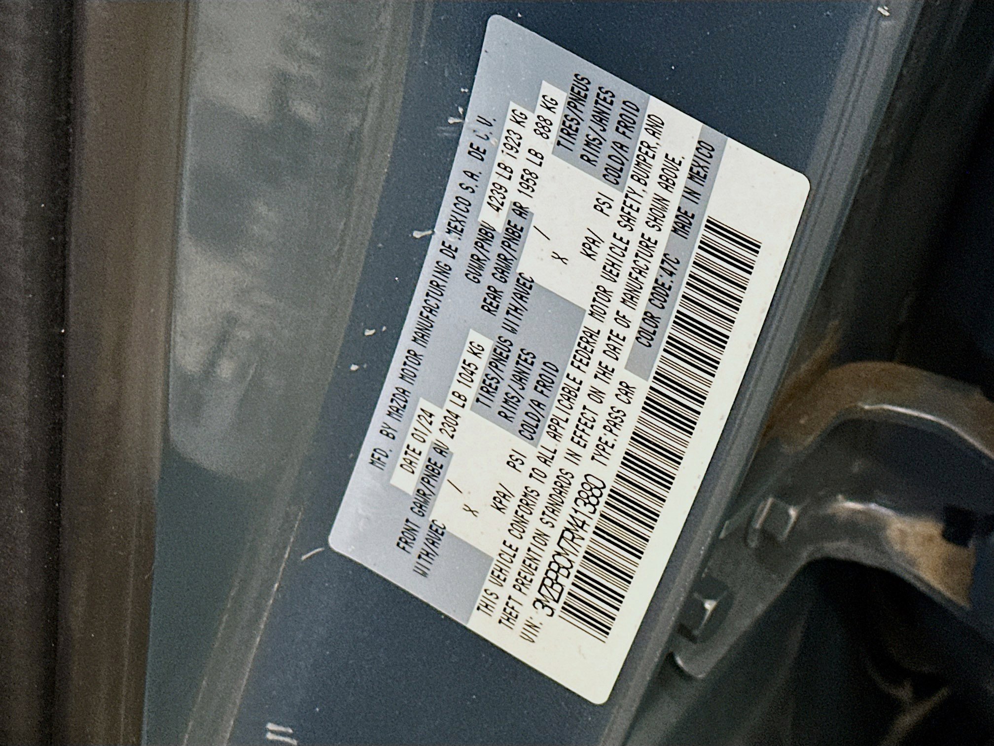 Used 2024 MAZDA MAZDA3 s image 12