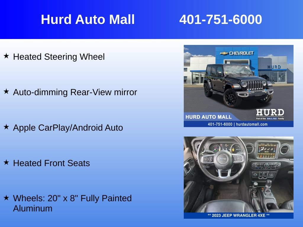 Used 2023 Jeep Wrangler Unlimited Sahara w/ Cold Weather Group AWD/4WD image 24