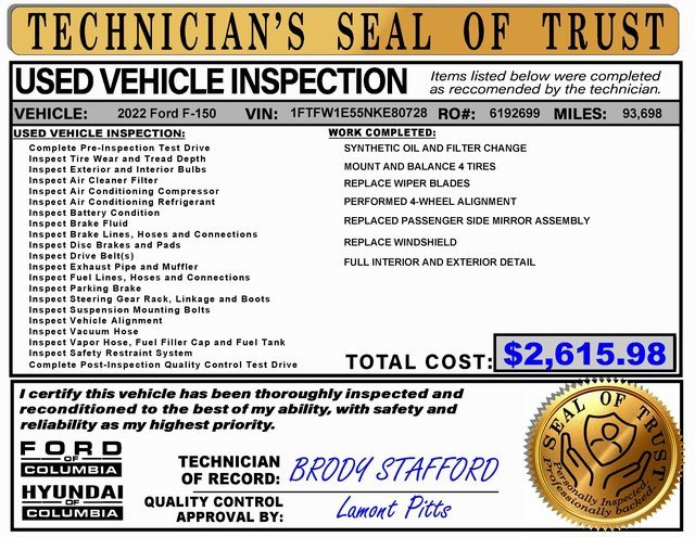 Used 2022 Ford F150 XLT w/ Equipment Group 302A High image 2