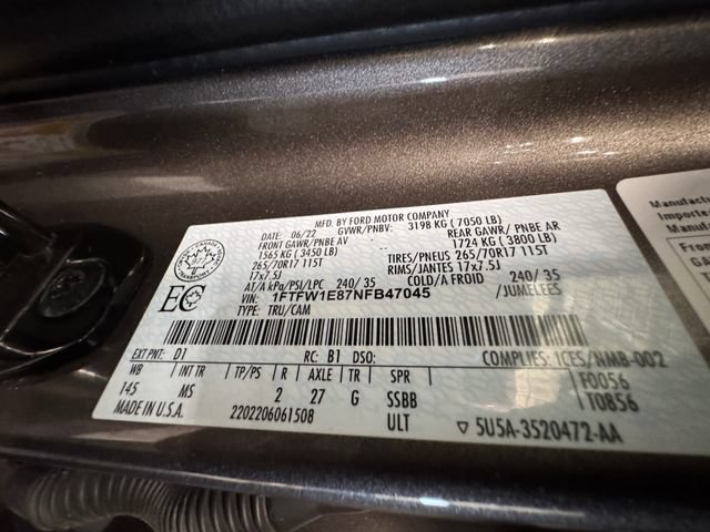 Used 2022 Ford F150 XLT AWD/4WD image 25