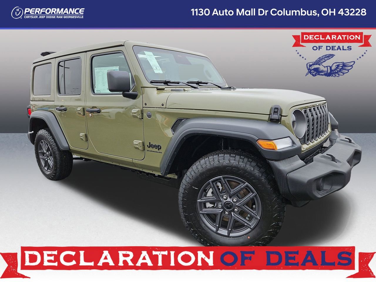 New 2026 Jeep Wrangler Unlimited Sport
