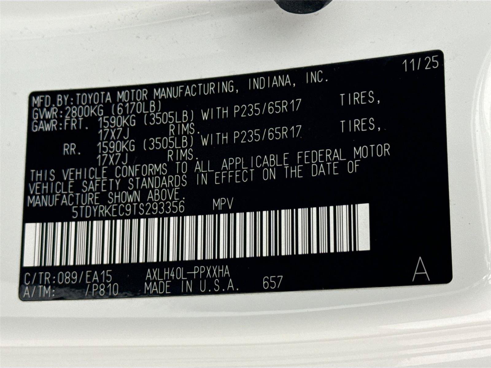Certified 2026 Toyota Sienna XLE FWD image 47