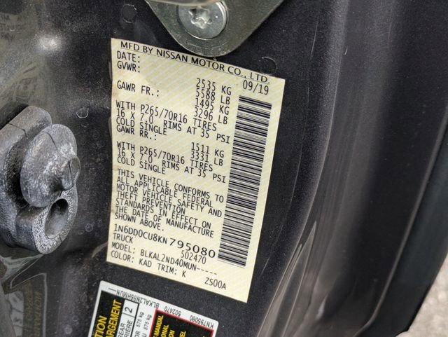 Used 2019 Nissan Frontier SV image 23