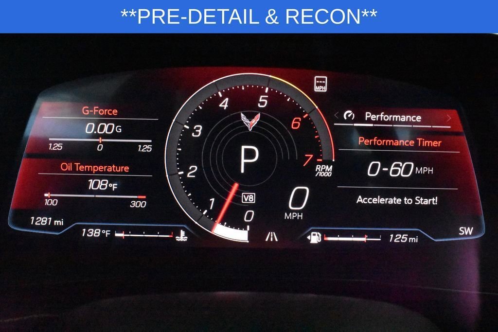 Certified 2023 Chevrolet Corvette Stingray Premium Cpe w/ Z51 Performance Package RWD image 8