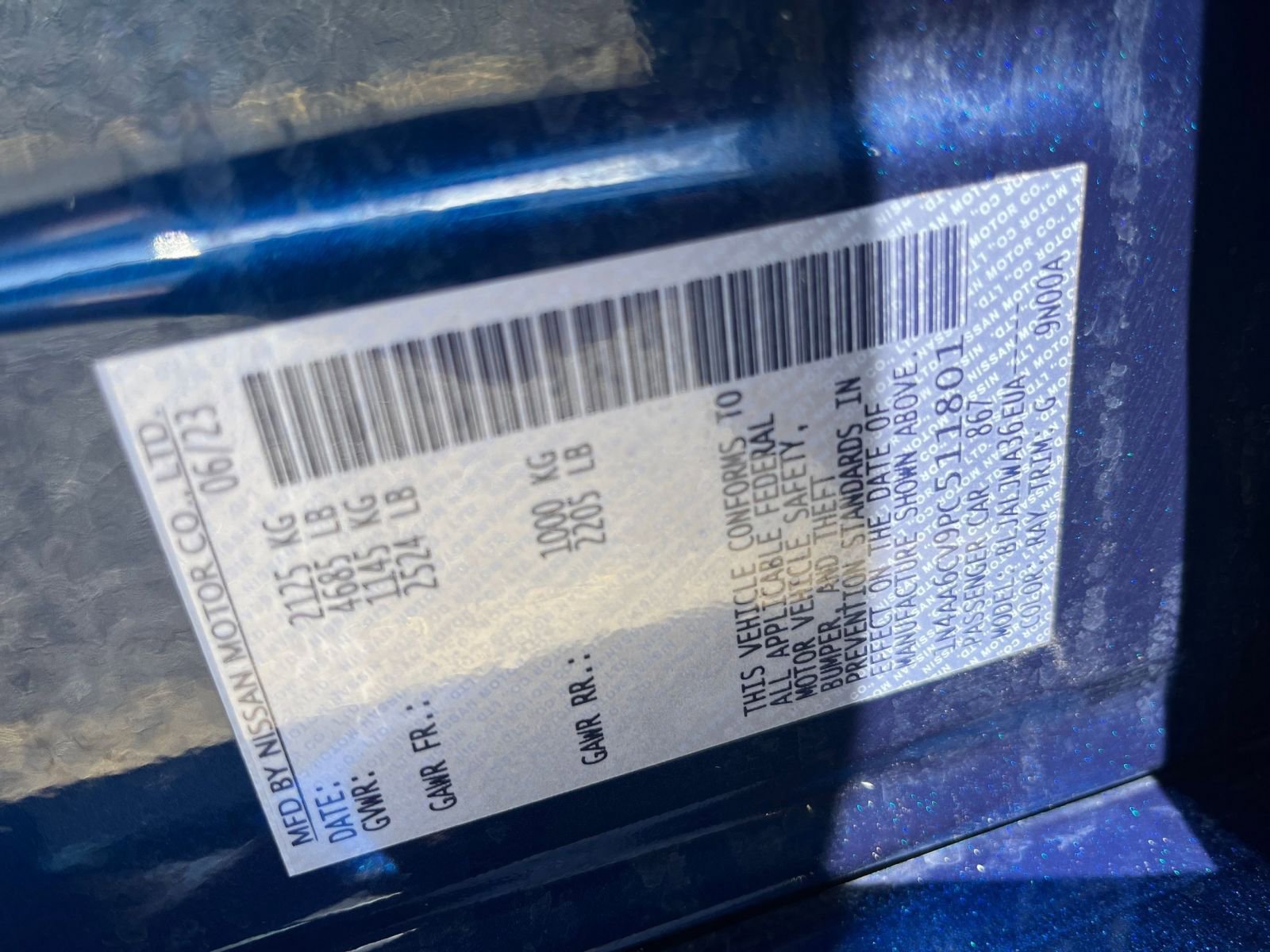 Used 2023 Nissan Maxima SV w/ Floor Mat Group image 31