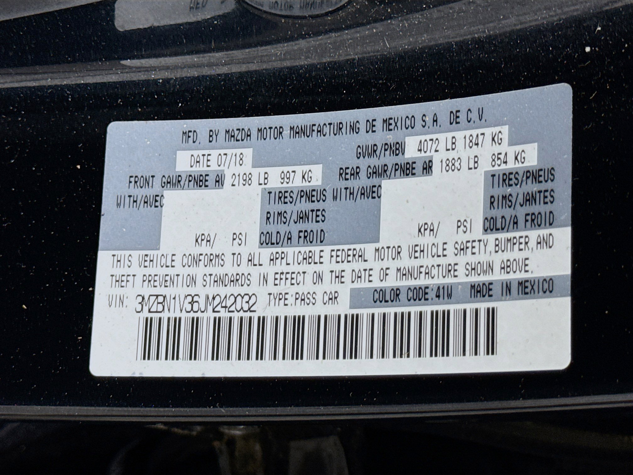 Used 2018 MAZDA MAZDA3 Touring FWD image 29