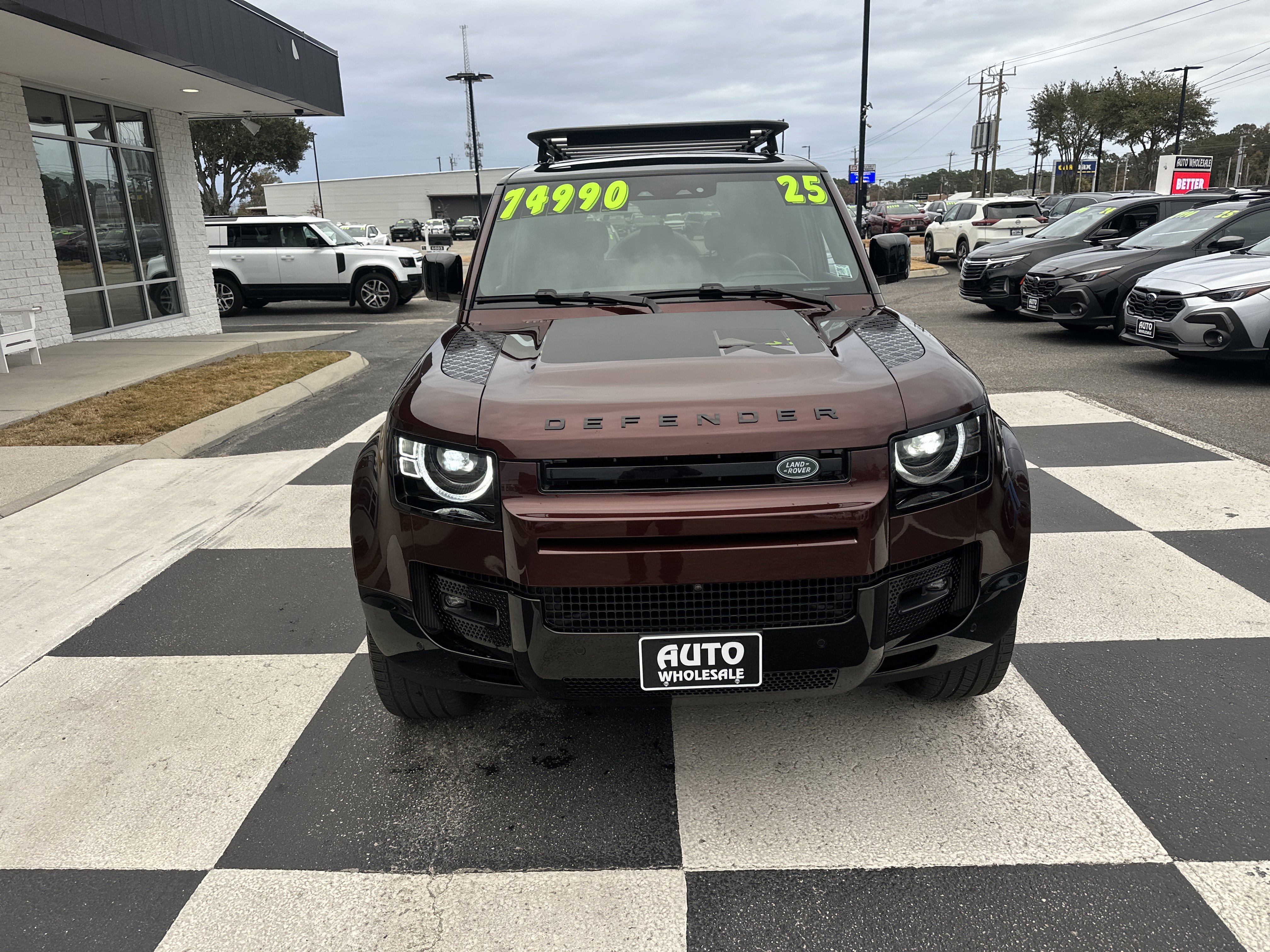 Used 2025 Land Rover Defender 110 Sedona Red Edition image 2