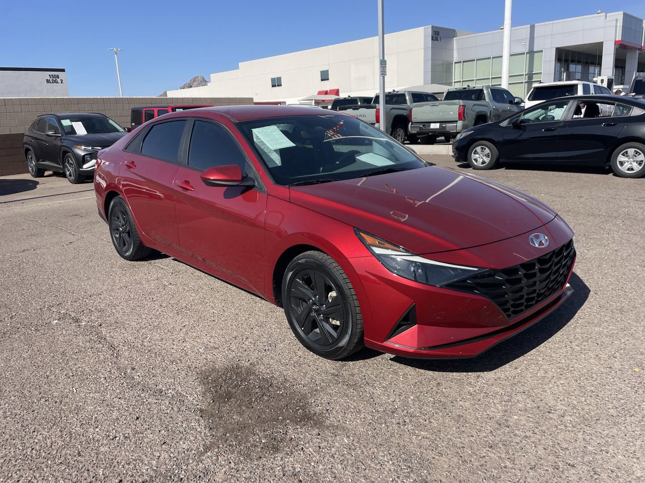 Used 2023 Hyundai Elantra Blue w/ Cargo Package FWD image 2
