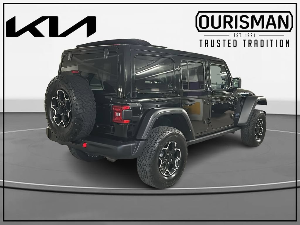 Used 2023 Jeep Wrangler Unlimited Rubicon 4xe w/ Steel Bumper Group AWD/4WD image 4
