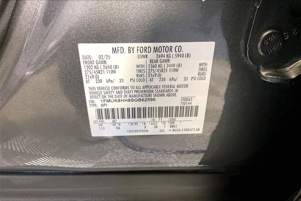 Used 2025 Ford Explorer Platinum w/ LUX Leather Package image 45