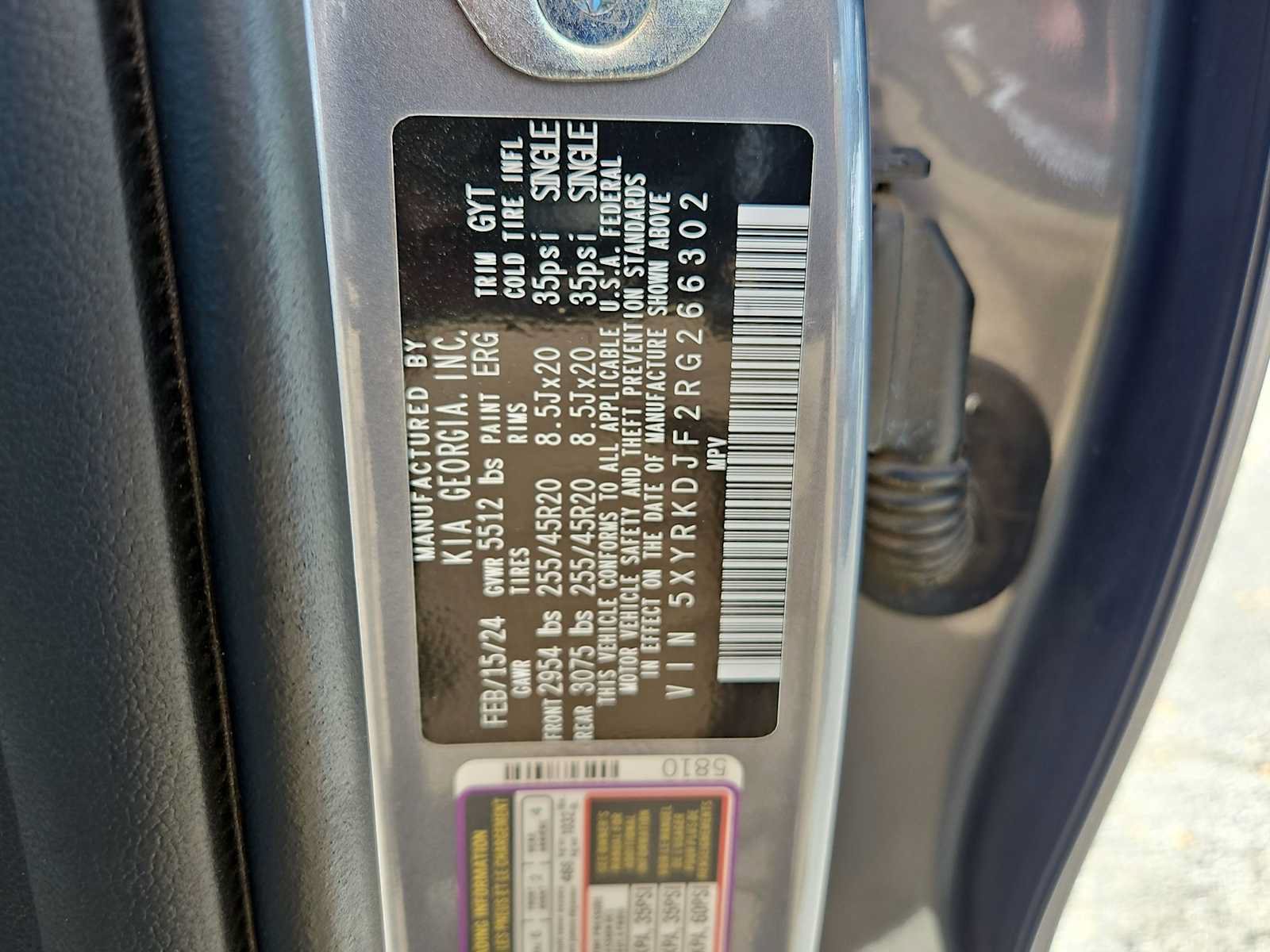 Certified 2024 Kia Sorento SX AWD/4WD image 23