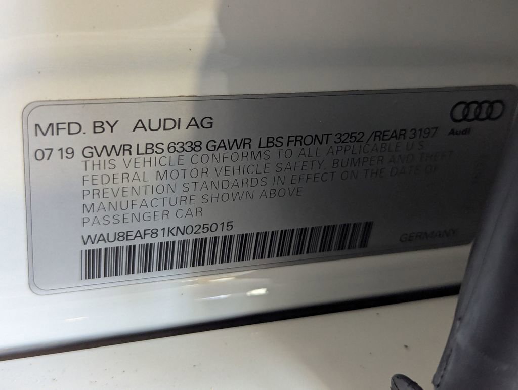Used 2019 Audi A8 L 4.0T w/ First Edition Package AWD/4WD image 70