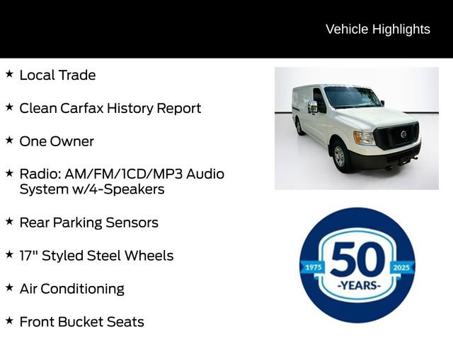Used 2015 Nissan NV 2500 SV w/ Technology Package RWD image 6