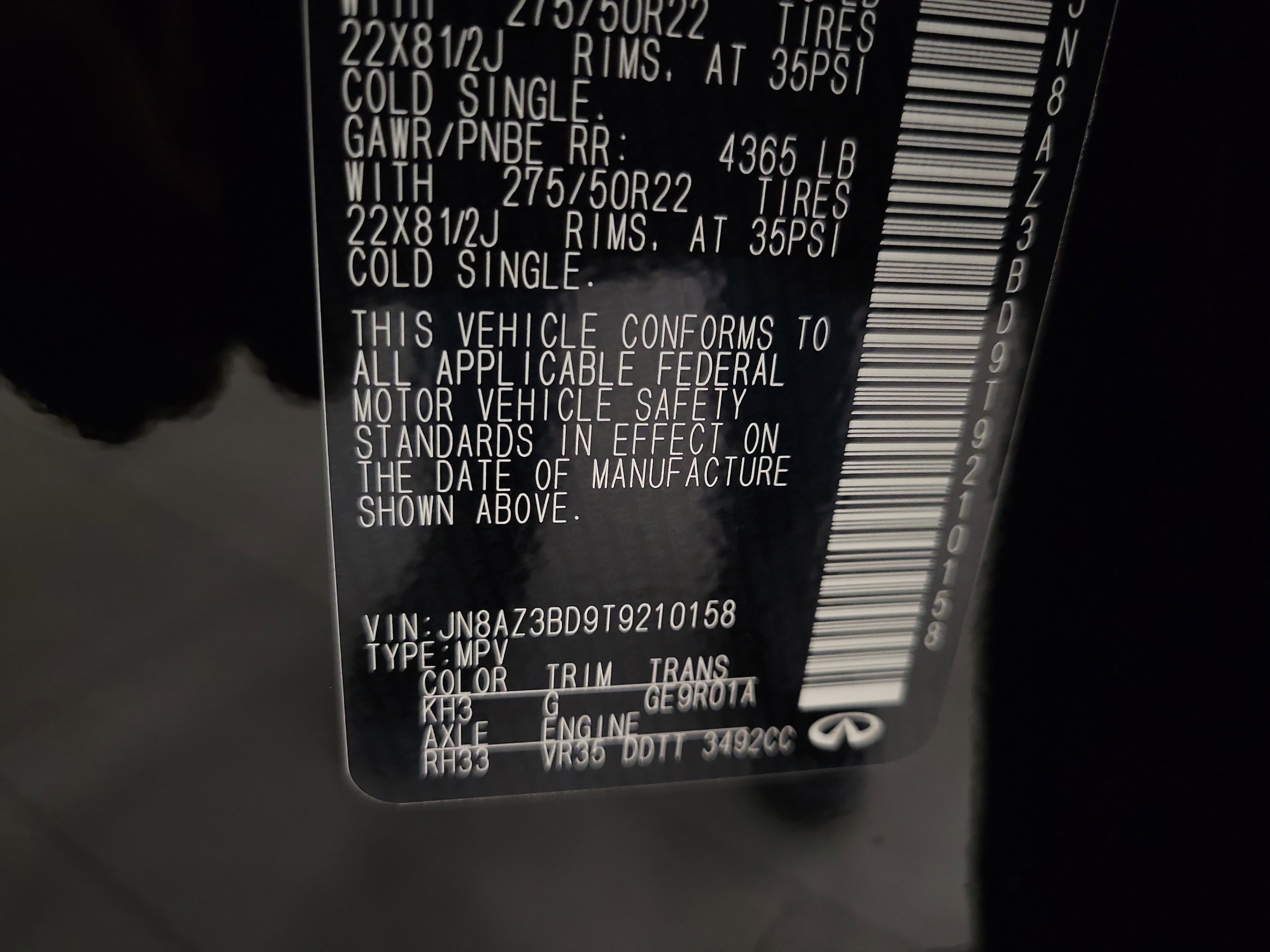 New 2026 INFINITI QX80 Luxe image 33