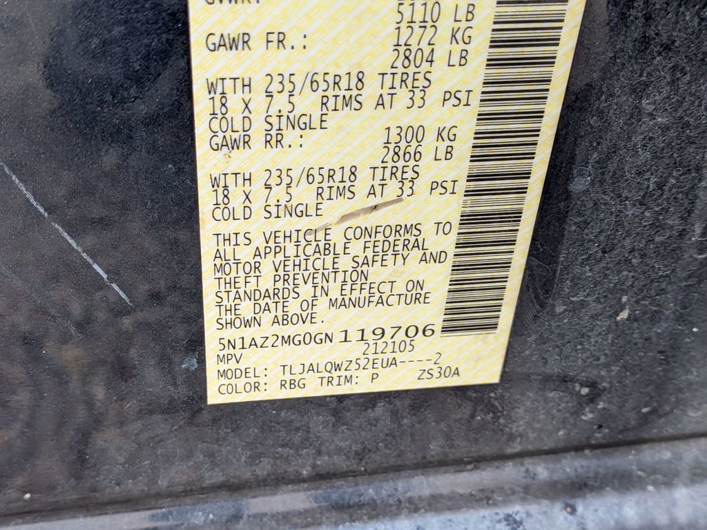 Used 2016 Nissan Murano SV image 33