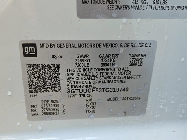 New 2026 GMC Sierra 1500 Elevation w/ Elevation Premium Package AWD/4WD image 20