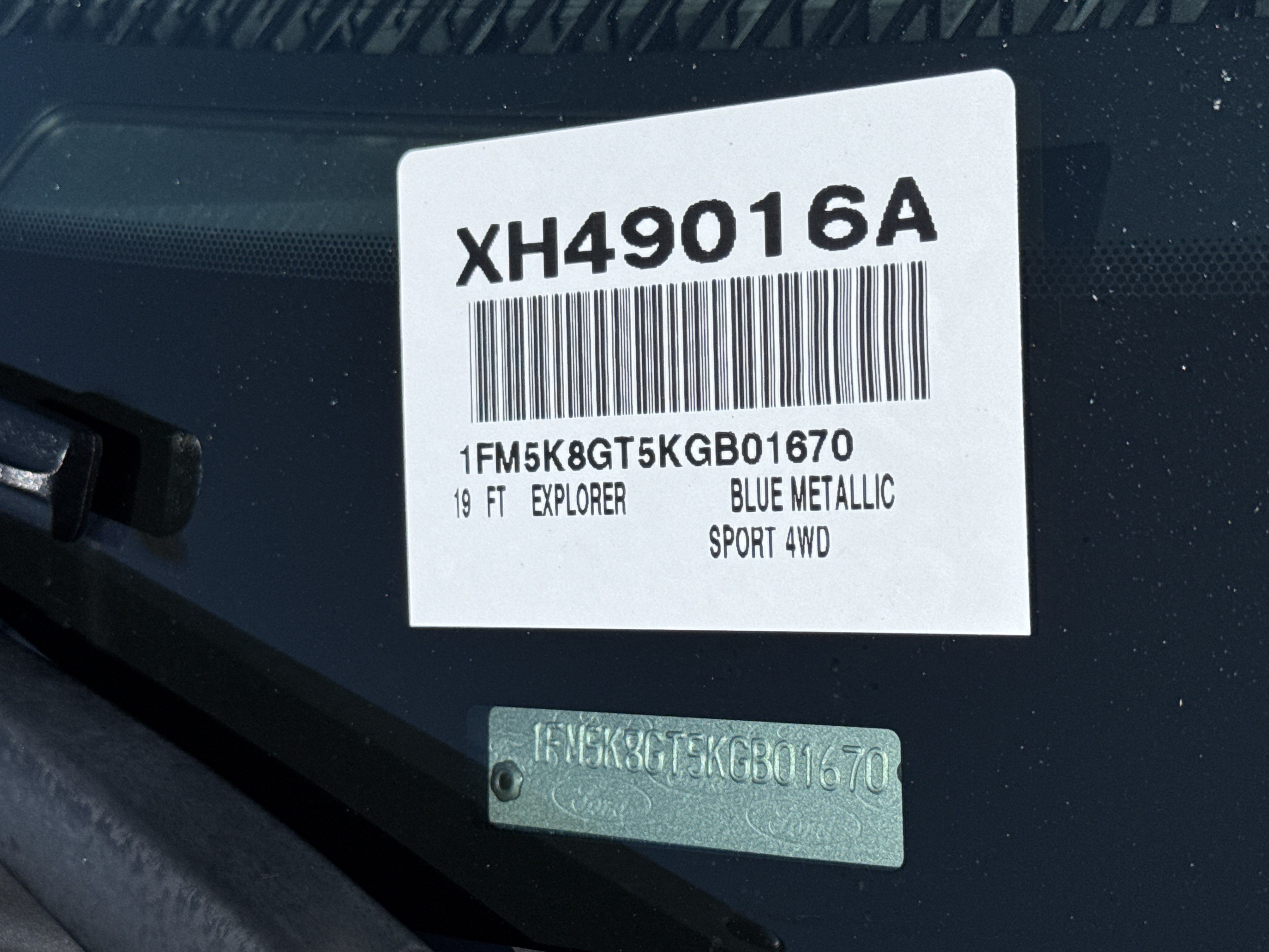 Used 2019 Ford Explorer Sport w/ Equipment Group 401A AWD/4WD image 43