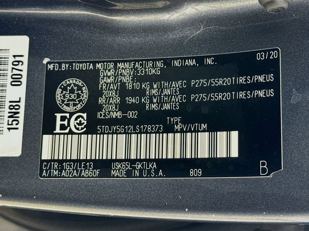 Used 2020 Toyota Sequoia Limited AWD/4WD image 28