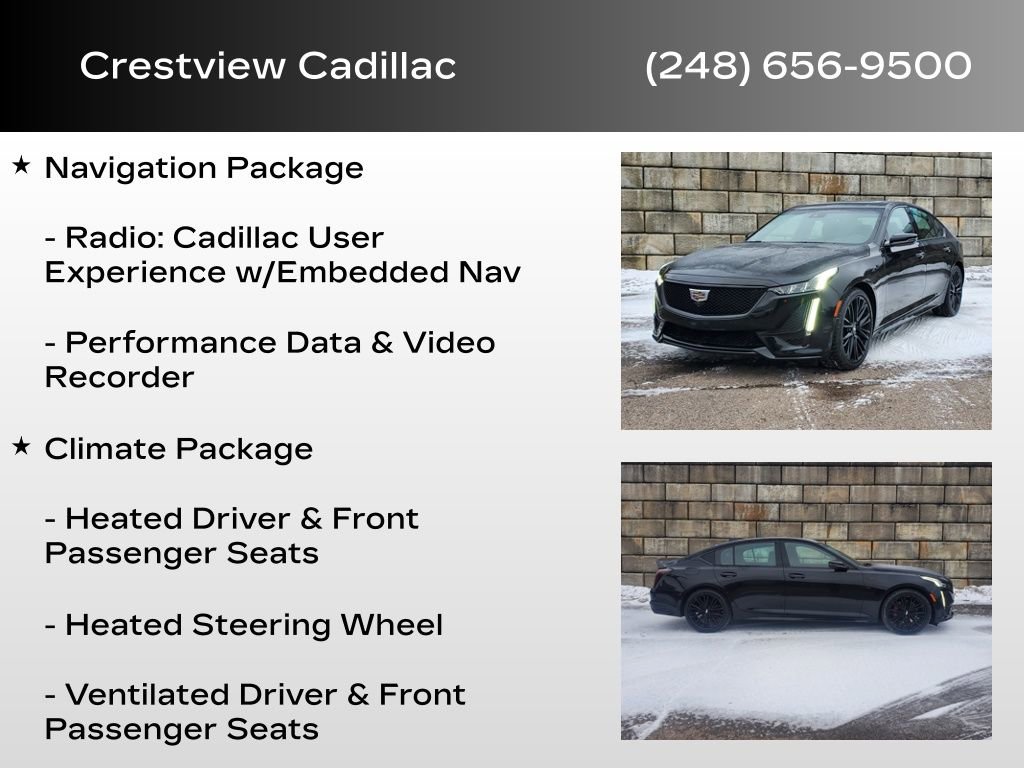 Certified 2022 Cadillac CT5 V w/ Premium Package image 36